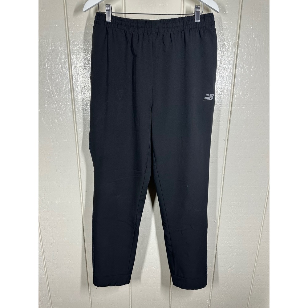 New Balance Pants Mens XL Black Running Joggers Athletic Stretch 7754
